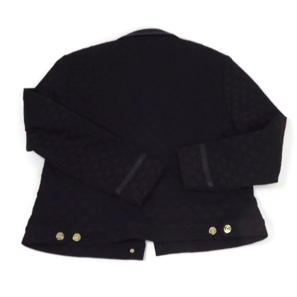 ST. JOHN  BLACK Sporty Sports Jacket M Medium - Picture 6 of 8